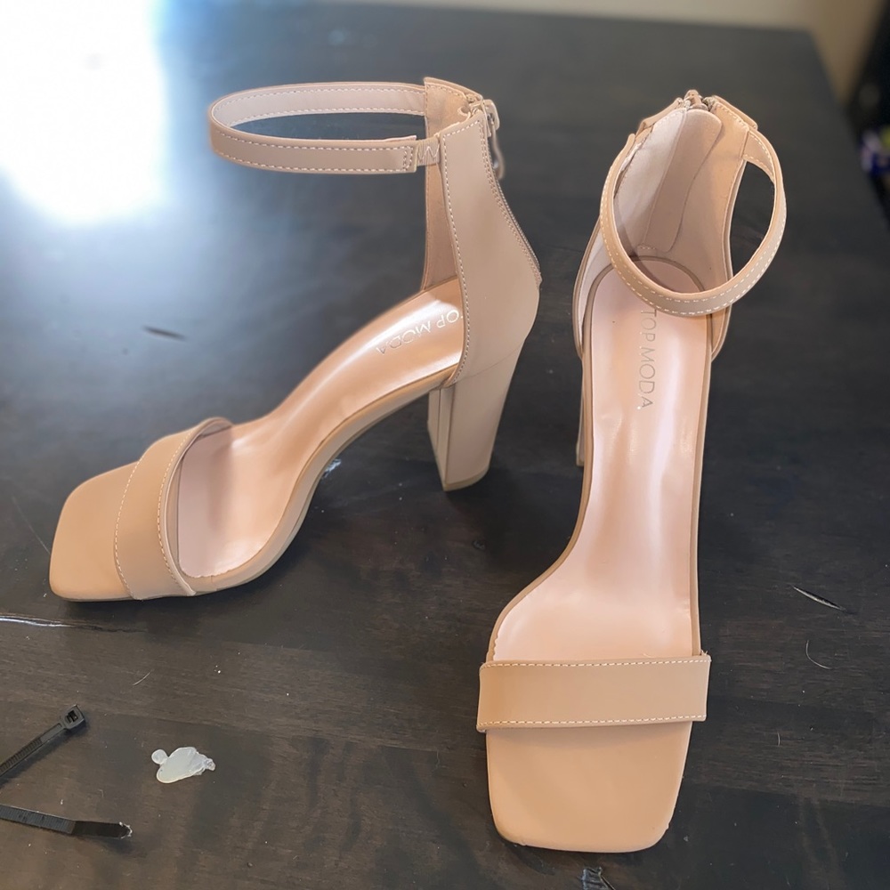 Top moda suede heels